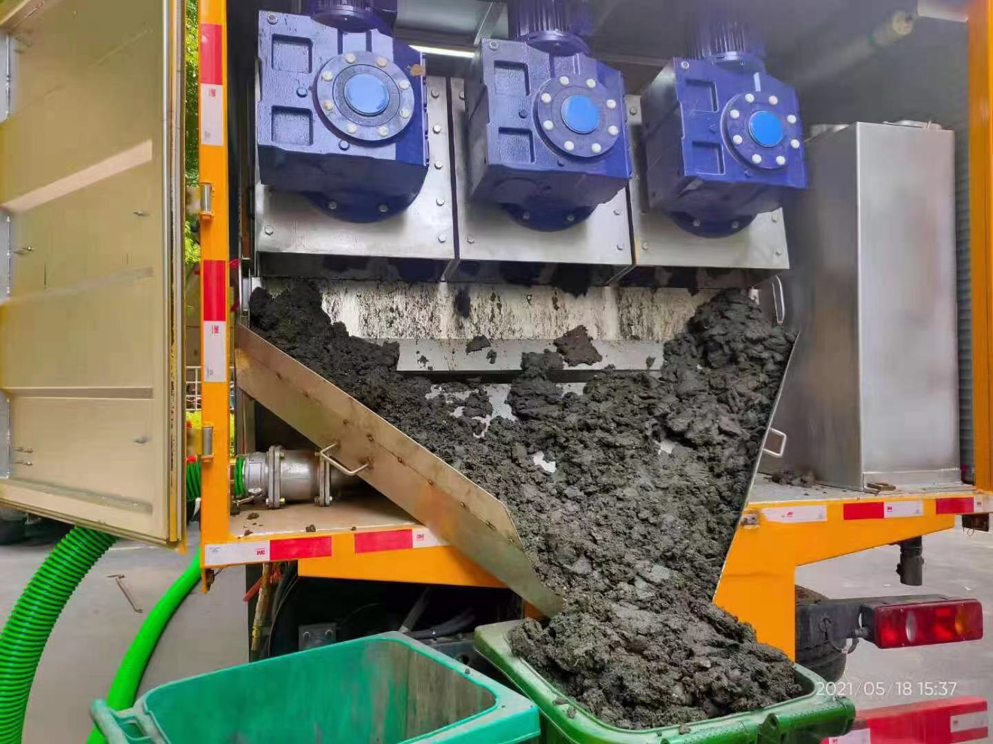 长兴化粪池清掏城市维护站-泥浆净化干湿分离处理